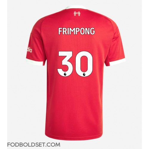 Liverpool Jeremie Frimpong #30 Hjemmebanetrøje 2025-26 Kortærmet